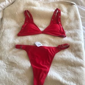 Red bikini